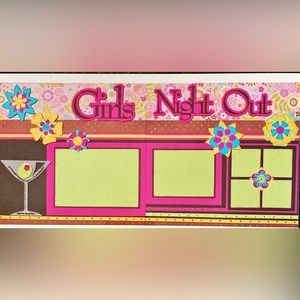 Scrapbook Kit - Scrapbook Design Studios - 12 x 12 - Girls Night Out - Brand New